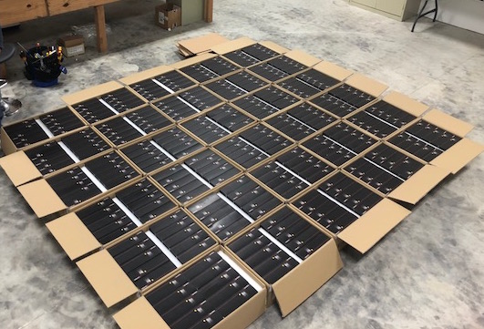 Zone 1 Android Tablets ready for shipment