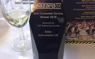 Exloc Instruments receive Best Customer Service Award