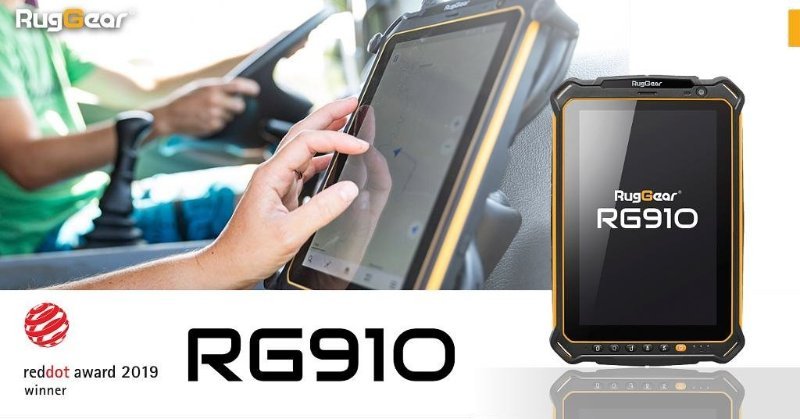 RG910 Rugged Tablet Awarded Red Dot Design Award